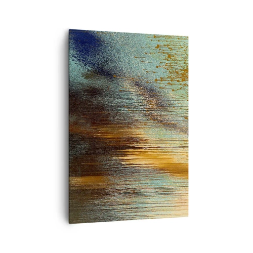 Obraz na plátne - Nenáhodná farebná kompozícia - 70x100 cm
