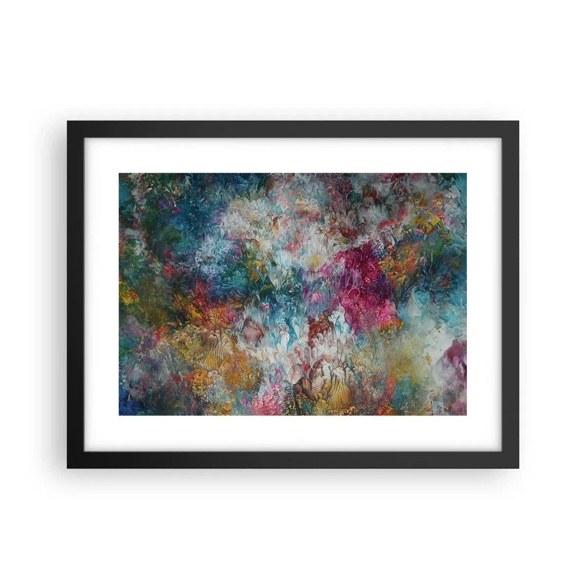 Plagát v čiernom ráme - V plnom rozkvete - 40x30 cm