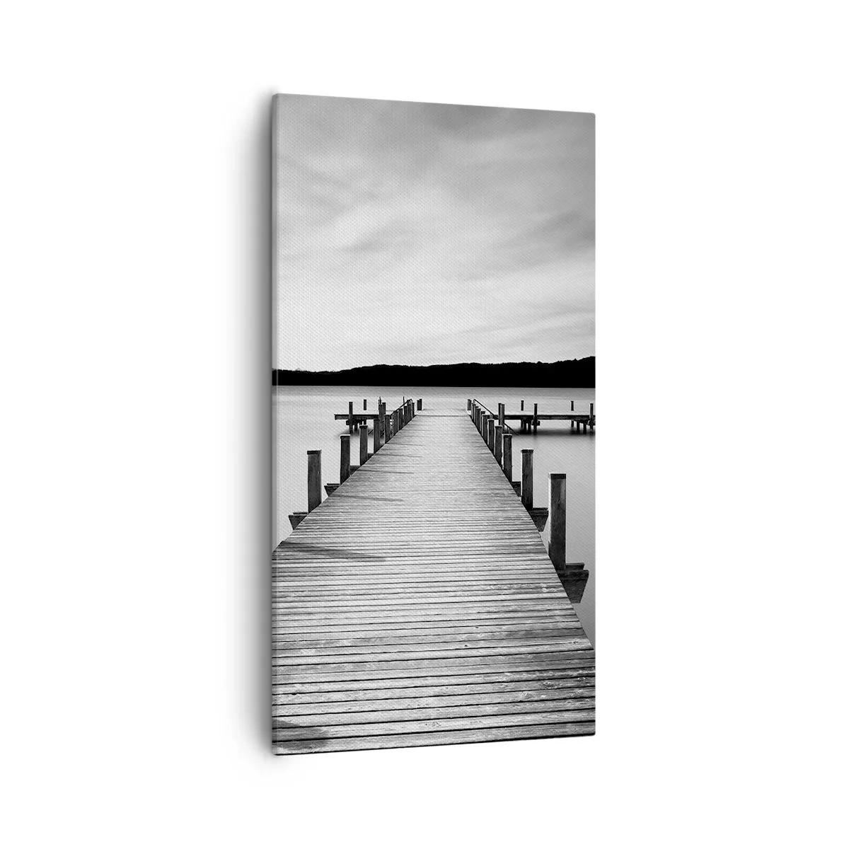 Obraz na plátne - Pri napájadle – pokoji - 55x100 cm