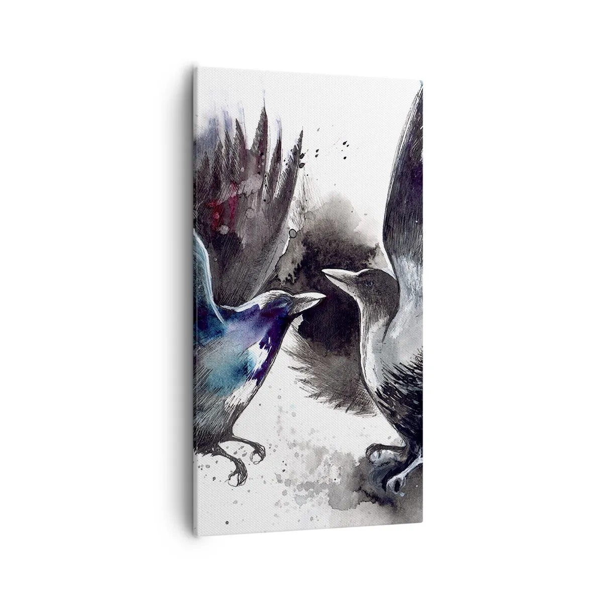 Obraz na plátne - Havran havranovi… - 55x100 cm