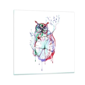 Obraz na skle - Múdra od prírody - 60x60 cm