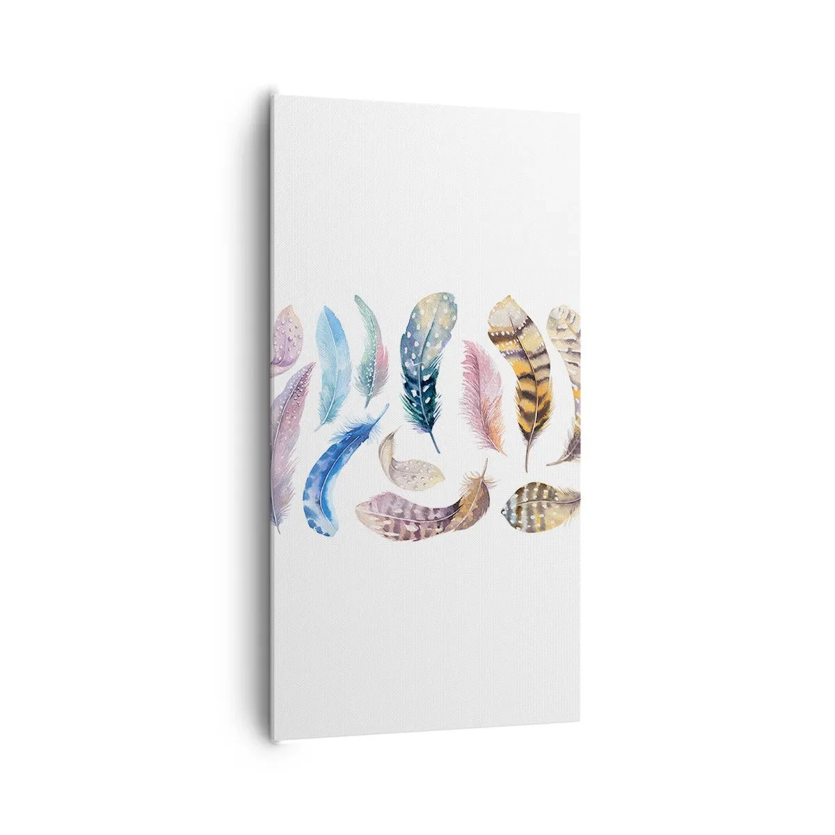 Obraz na plátne - Ľahké, strakaté a viacfarebné - 65x120 cm