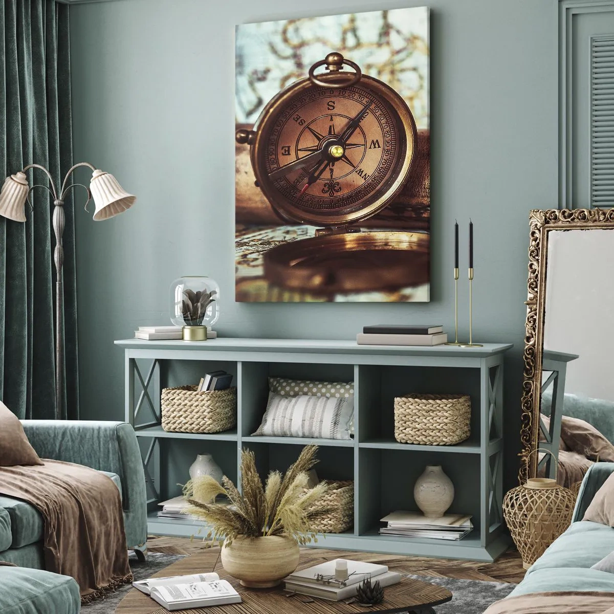 Obraz na plátne - Pirátske dobrodružstvo v Karibiku čaká - 70x100 cm