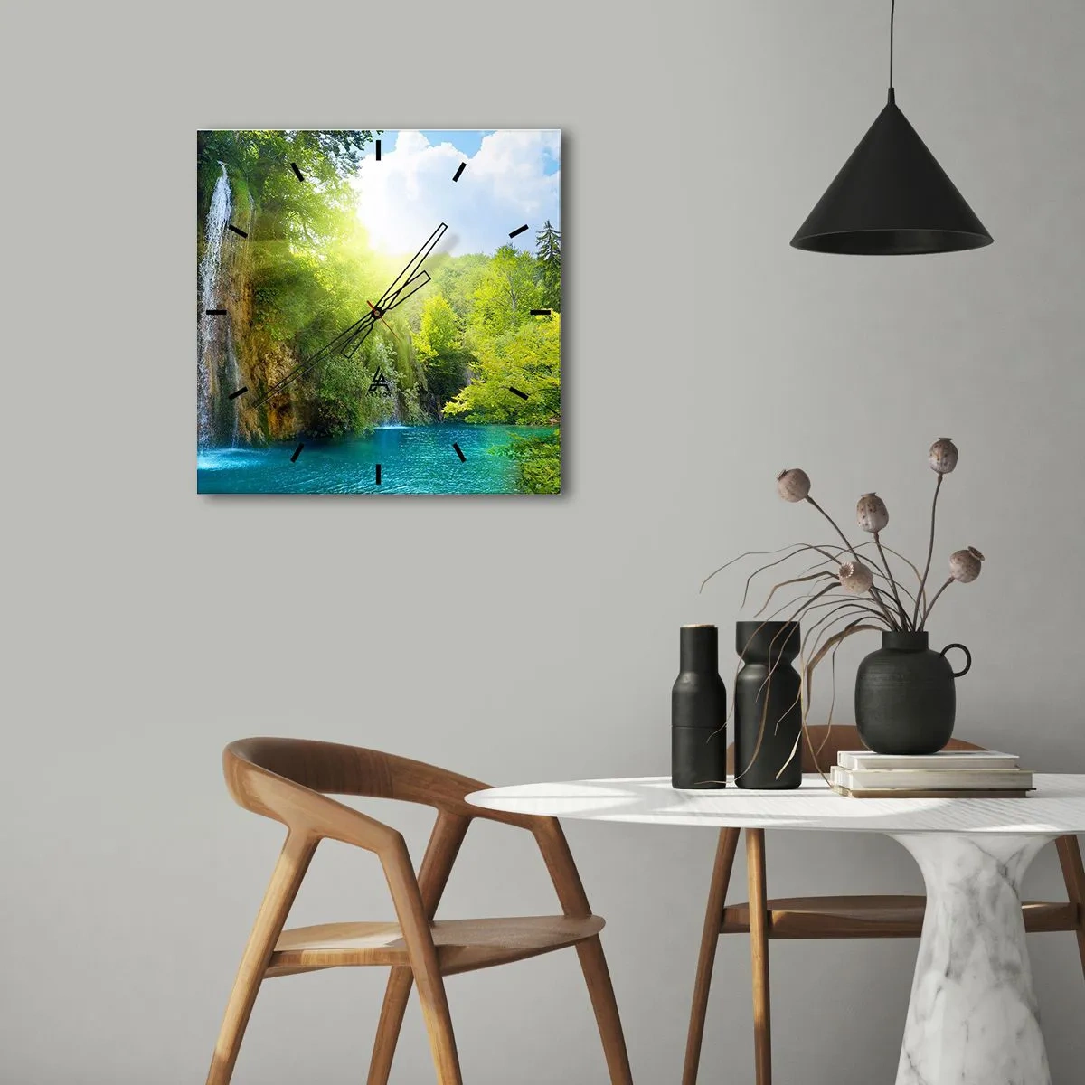Nástenné hodiny - To musí byť Eden - 40x40 cm