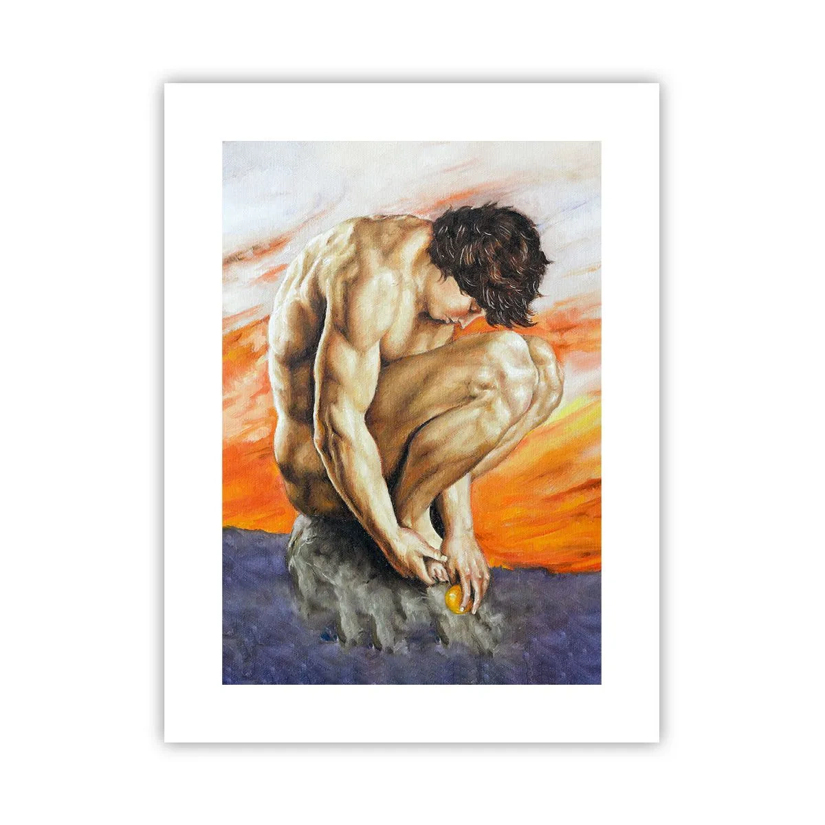 Plagát - Ponorený do seba - 30x40 cm