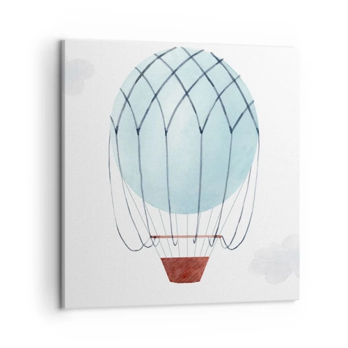 Obraz na plátne - Celý v oblakoch - 50x50 cm