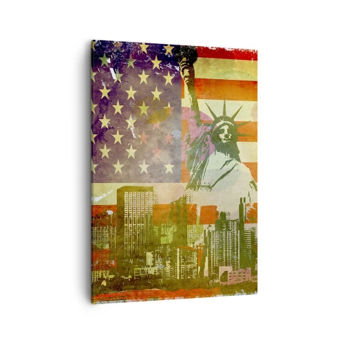 Obraz na plátne - Viva America! - 50x70 cm