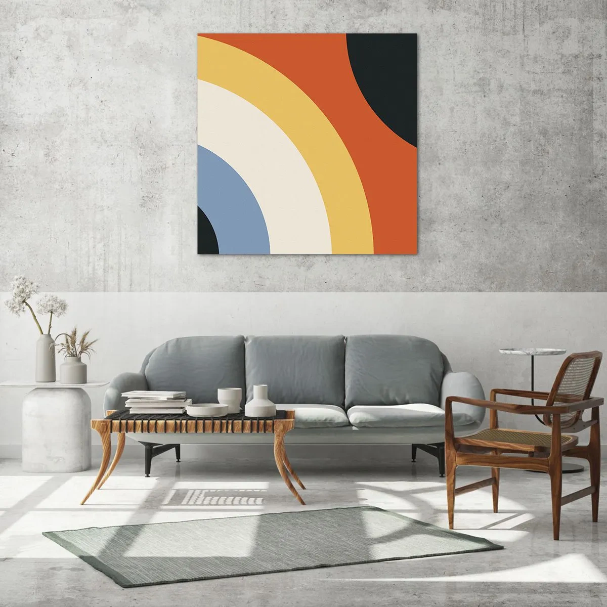 Obraz na skle - K sebe samému - 40x40 cm