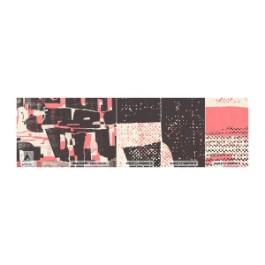 Vzorka samolepiacej fototapety Deluxe Sticker - Celý tento zhon - Koláž, Vo veku, Kus - 100x30 cm