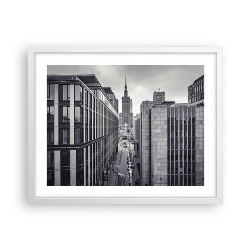 Plagát v bielom ráme - Varšavské údolie - 50x40 cm