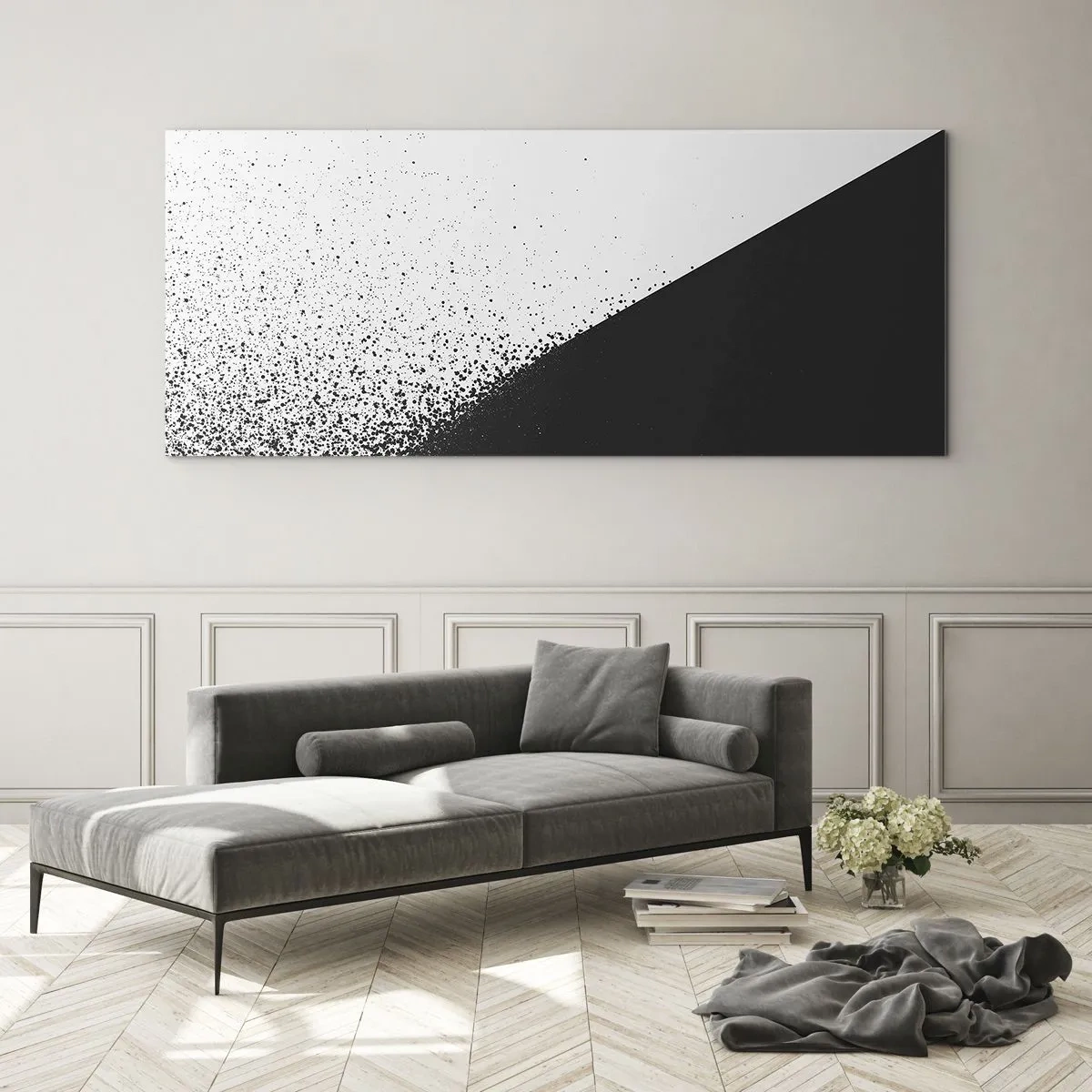 Obraz na skle - Rýchlejšie a rýchlejšie, viac a viac - 100x40 cm