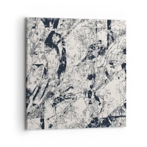 Obraz na plátne - Prelínanie protikladov - 70x70 cm