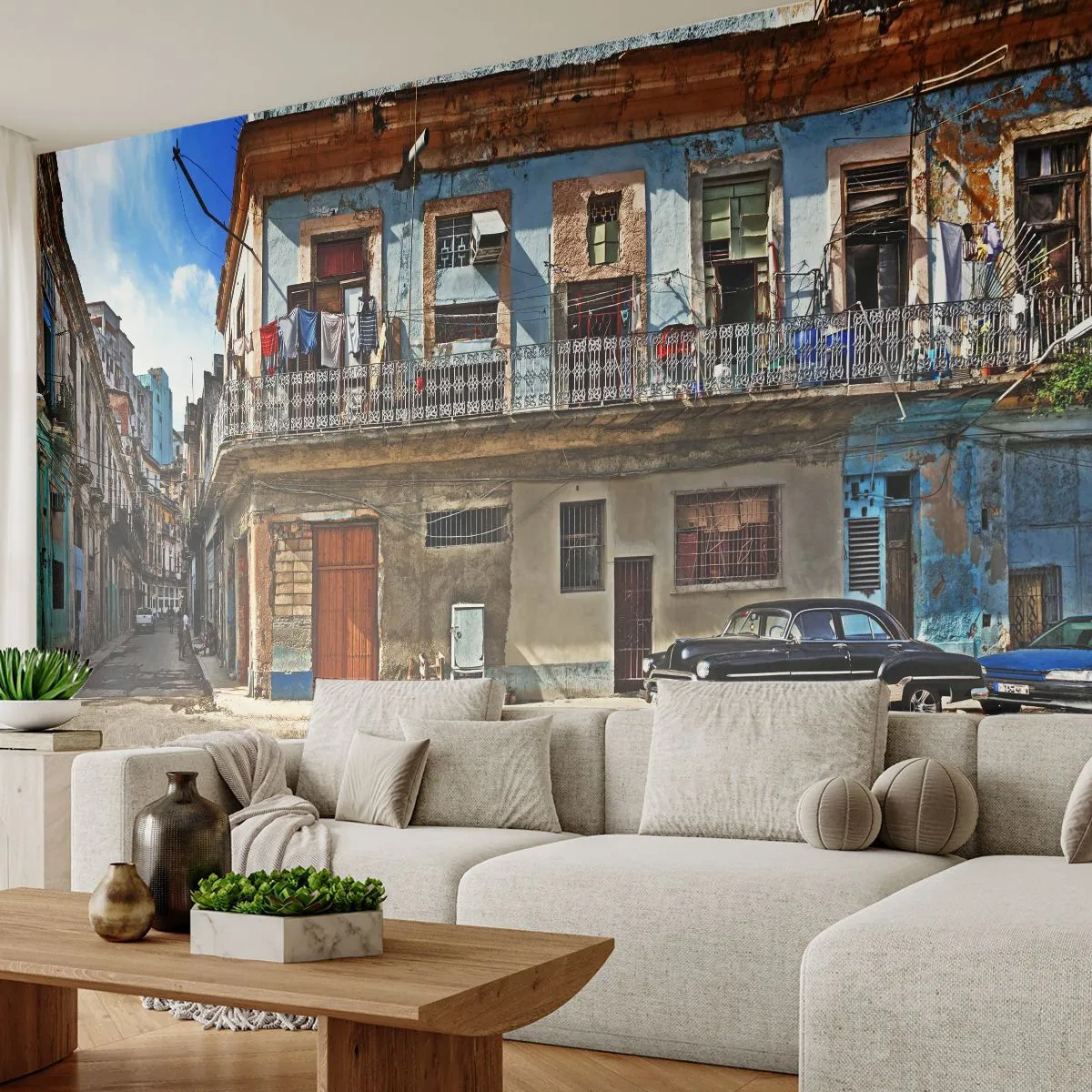 Fototapeta Standard Eco - Havajský nádych - Mesto, Havana, Architektúra - 250x175 cm