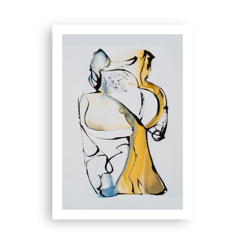 Plagát - Sklenená abstrakcia - 50x70 cm