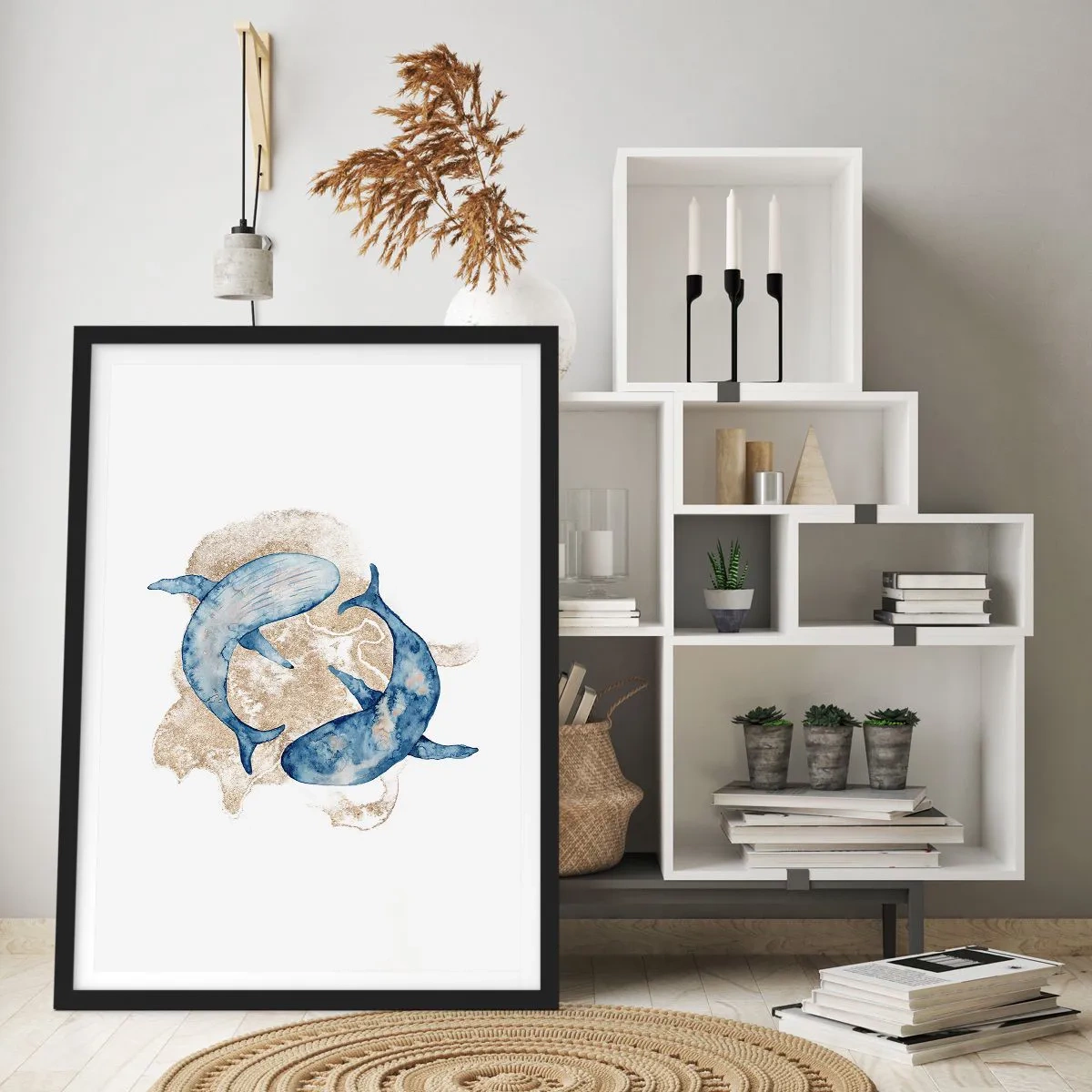 Plagát v čiernom ráme - Priateľstvo alebo láska? - 40x50 cm
