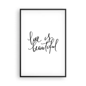 Plagát v čiernom ráme - Prečítaj a zopakuj - 61x91 cm