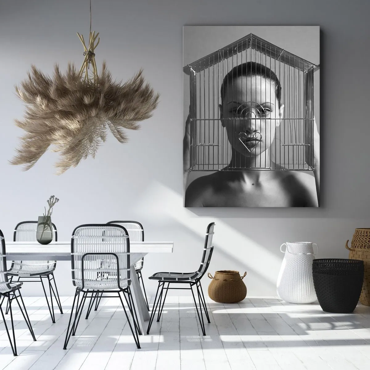 Obraz na plátne - Tak trochu surrealistický portrét - 50x70 cm