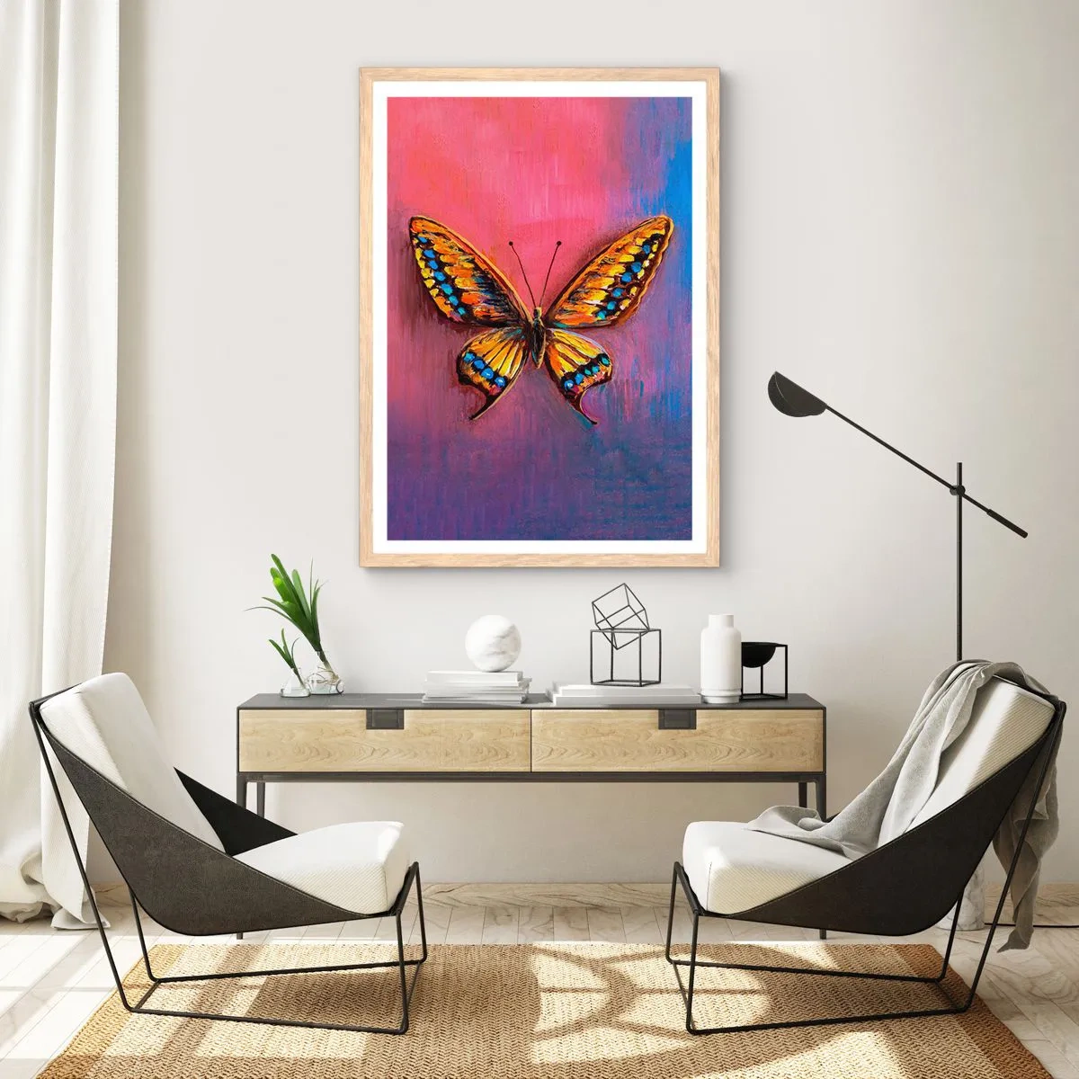 Plagát v ráme zo svetlého duba - Klenot prírody - 70x100 cm