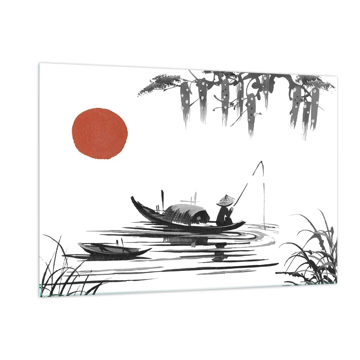 Obraz na skle - Ázijské popoludnie - 120x80 cm