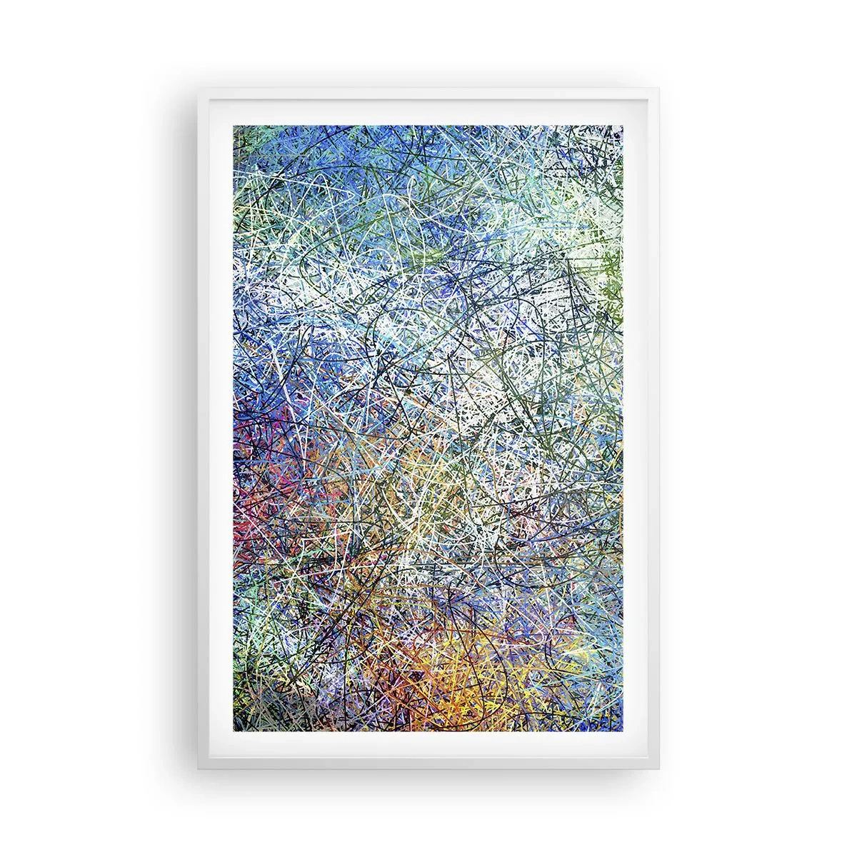 Plagát v bielom ráme - To nie je tak jednoduché - 61x91 cm