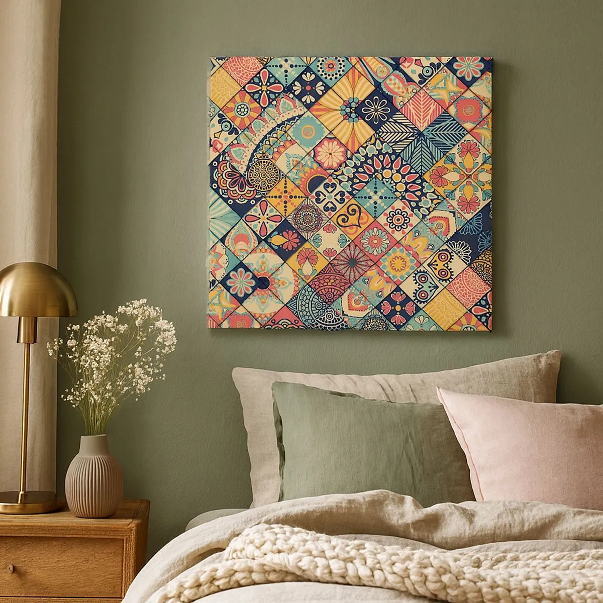 Obraz na plátne - Marocká vízia - 30x30 cm