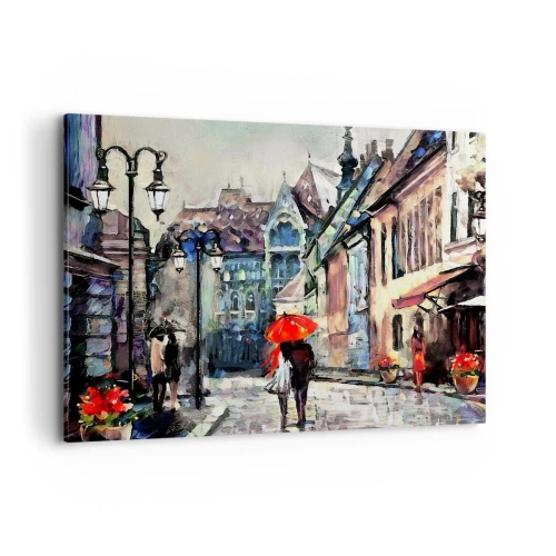 Obraz na plátne - Dážď pre dvoch - 100x70 cm