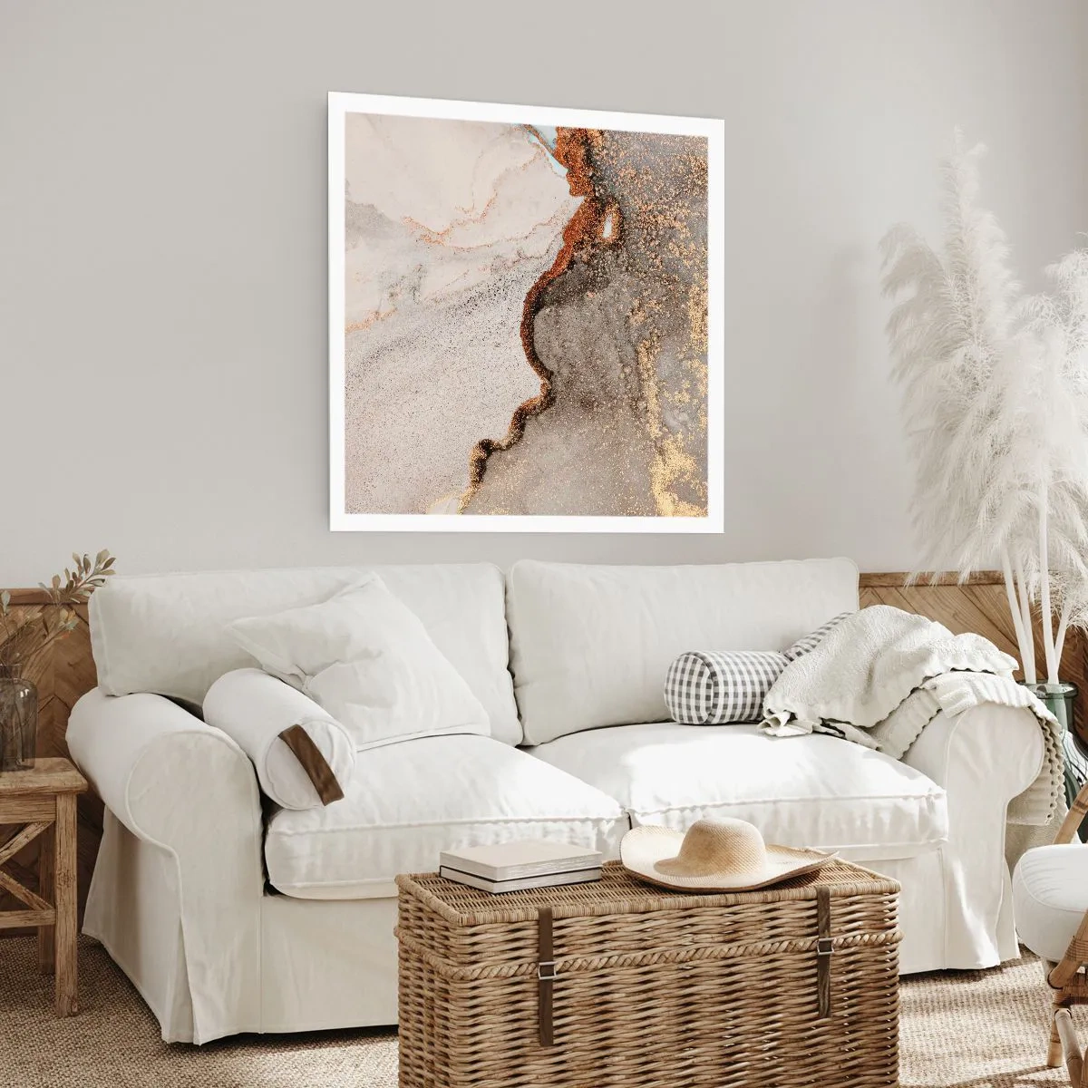 Plagát - Na hranici farieb - 40x40 cm