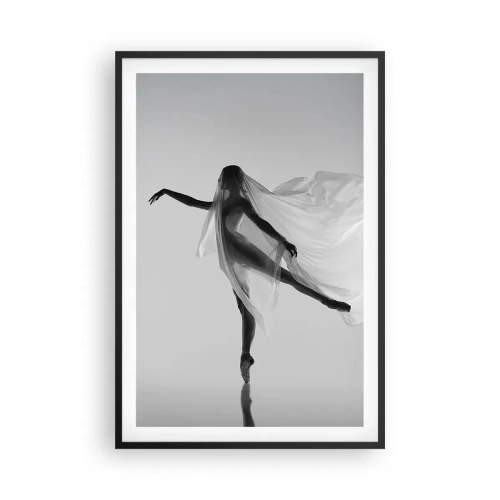 Plagát v čiernom ráme - Ľahkosť a pôvab - 61x91 cm