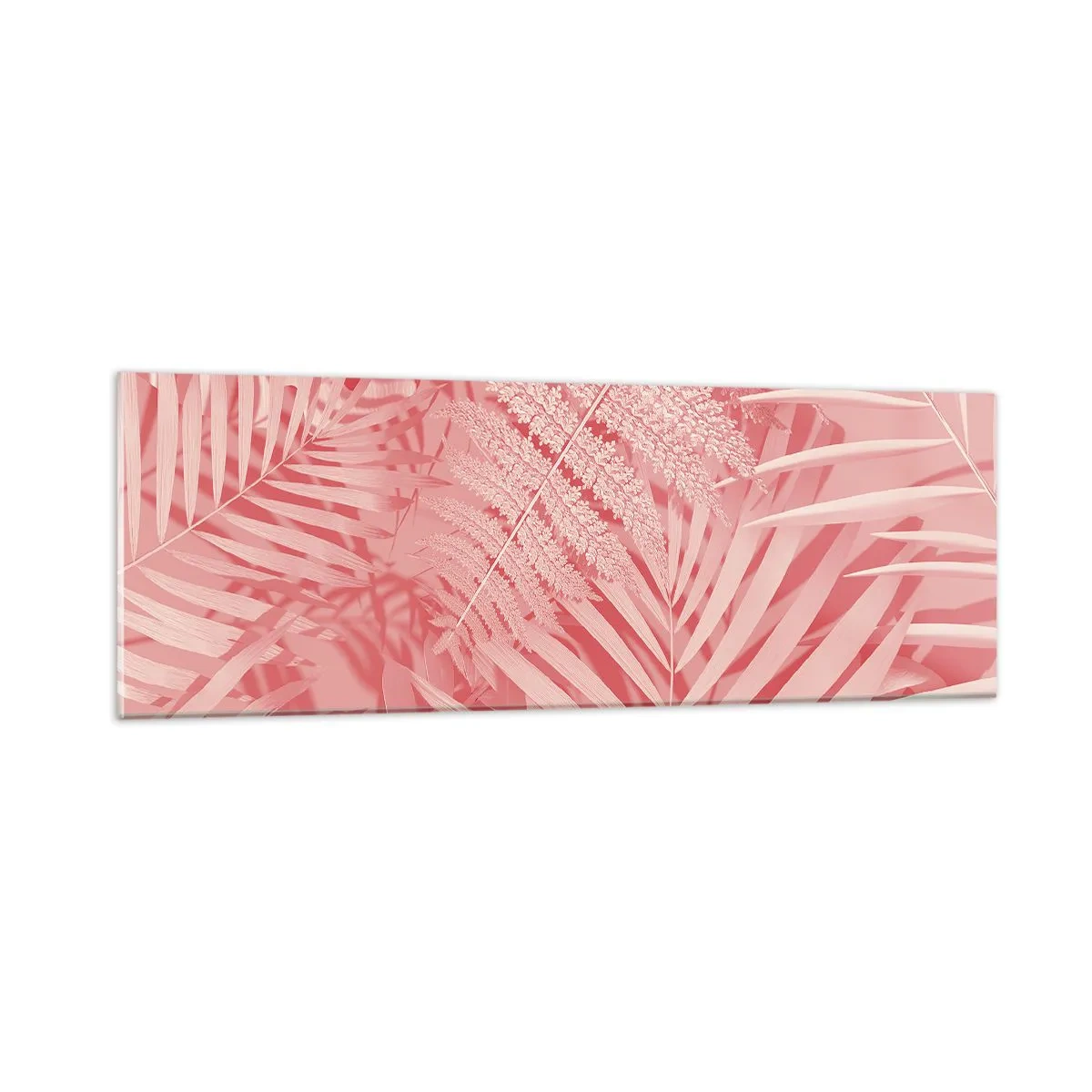 Obraz na skle - Ružový koncept - 90x30 cm