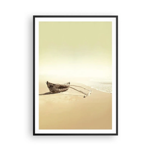 Plagát v čiernom ráme - Spomienka na južné more - 70x100 cm