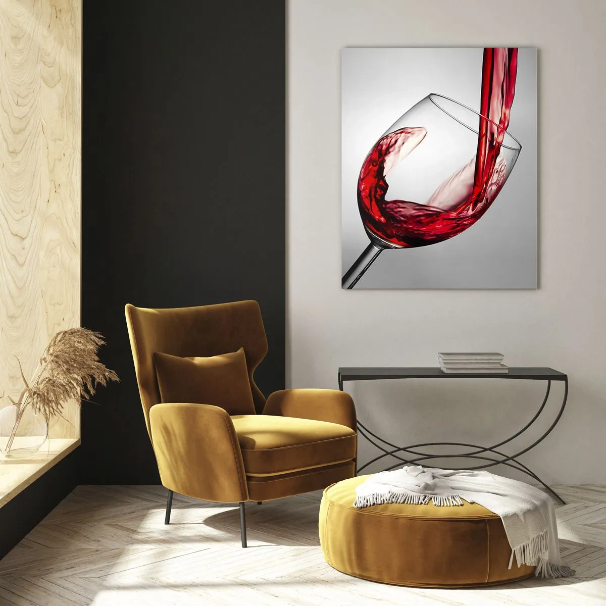 Obraz na skle - Farba - pohyb - zvuk - 70x100 cm