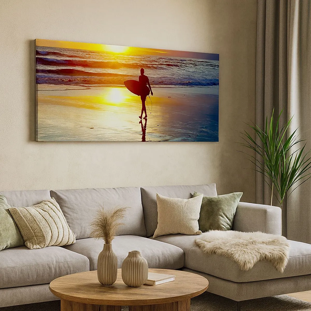 Obraz na plátne - Návrat bojovníka - 100x40 cm