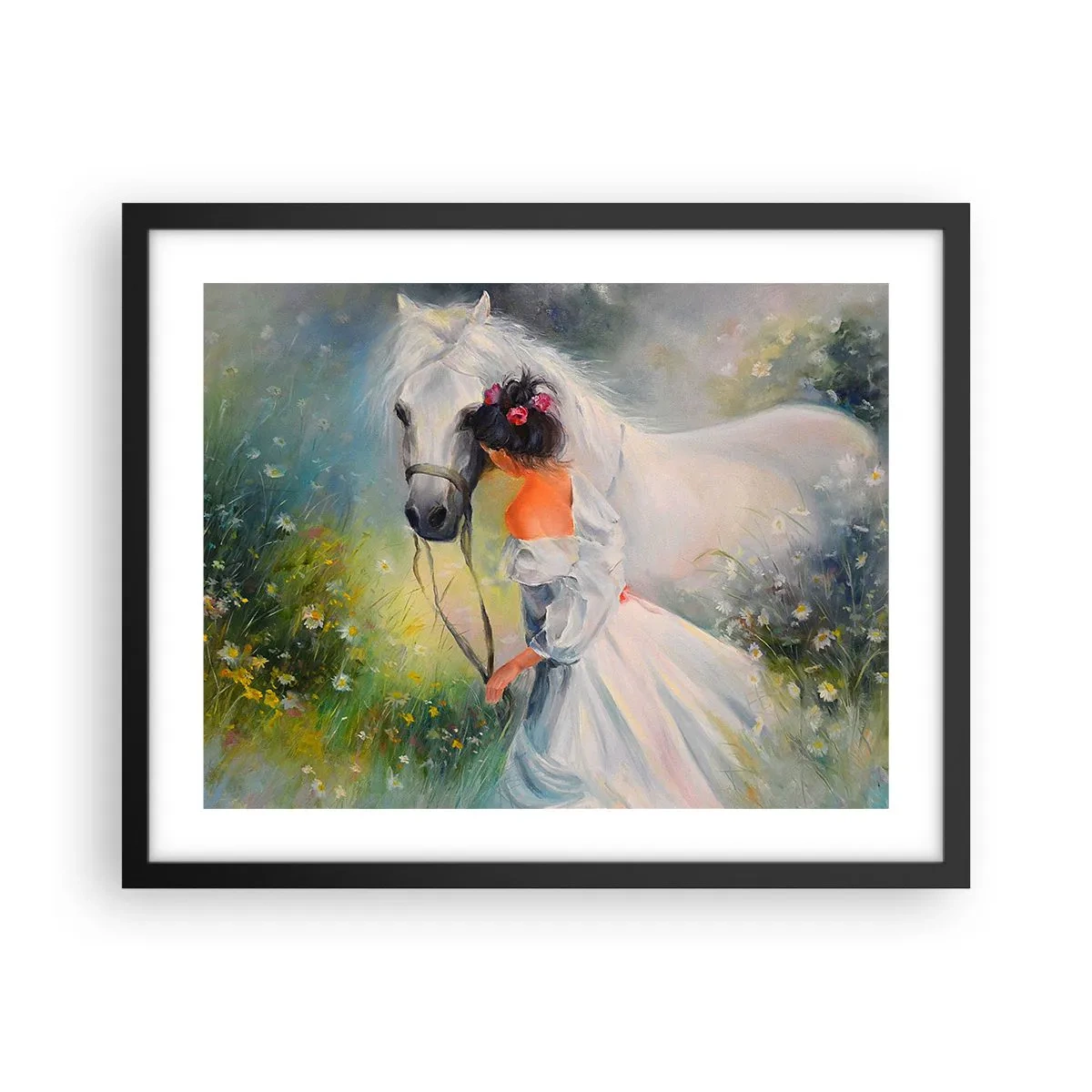 Plagát v čiernom ráme - Ako z krásneho sna - 50x40 cm