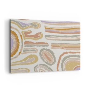 Obraz na plátne - Farebné prierezy - 100x70 cm