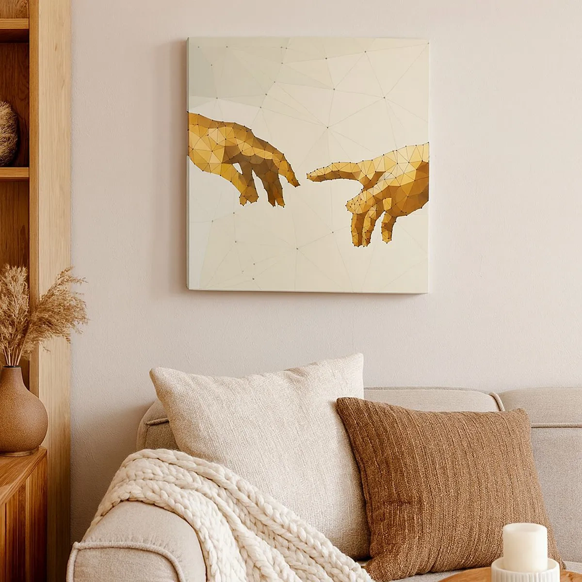 Obraz na plátne - Božská geometria - 30x30 cm