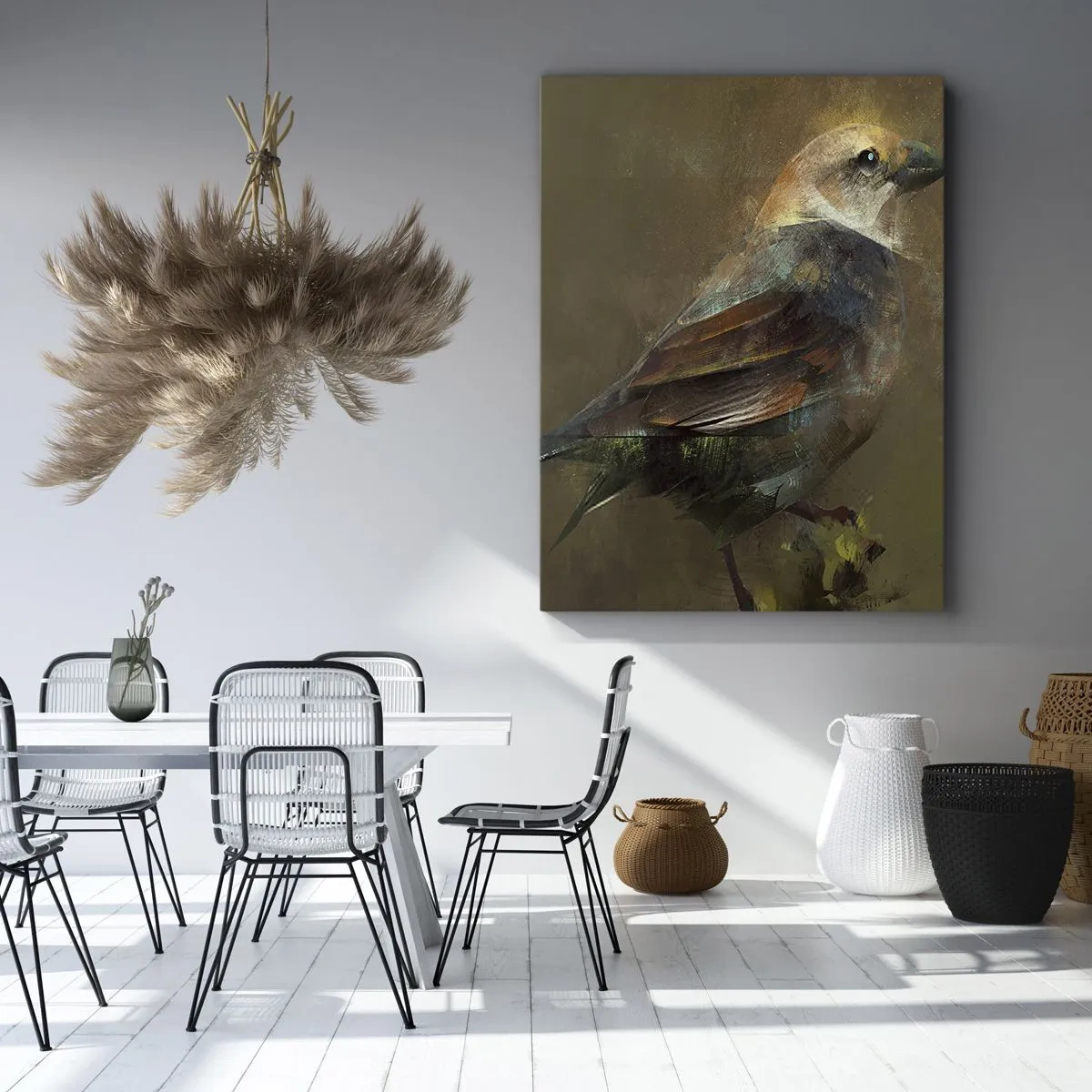 Obraz na plátne - Vrabček, maličký vtáčik - 50x70 cm