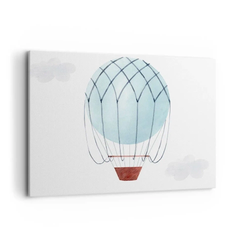 Obraz na plátne - Celý v oblakoch - 100x70 cm