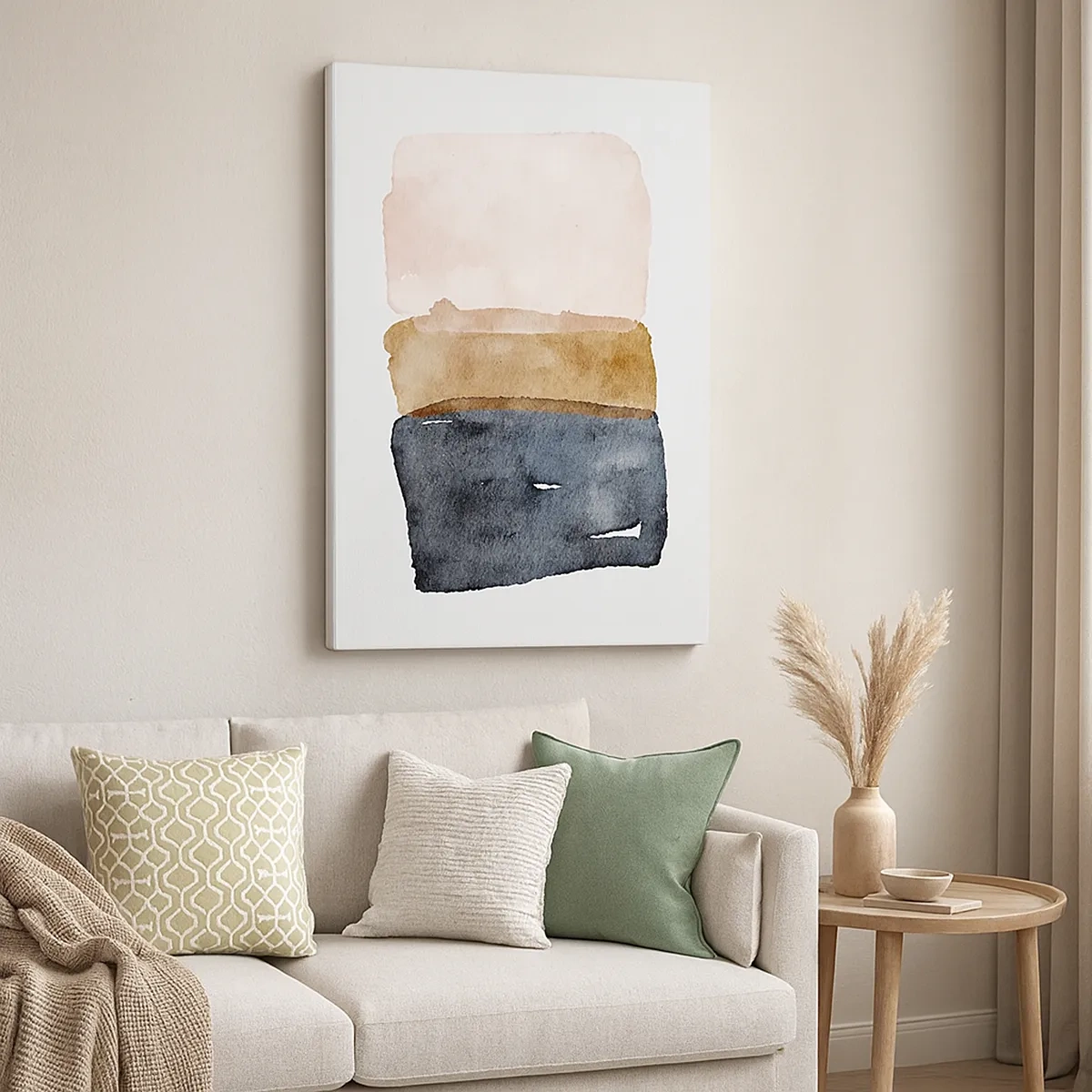 Obraz na plátne - Kompozícia zemitých farieb - 50x70 cm