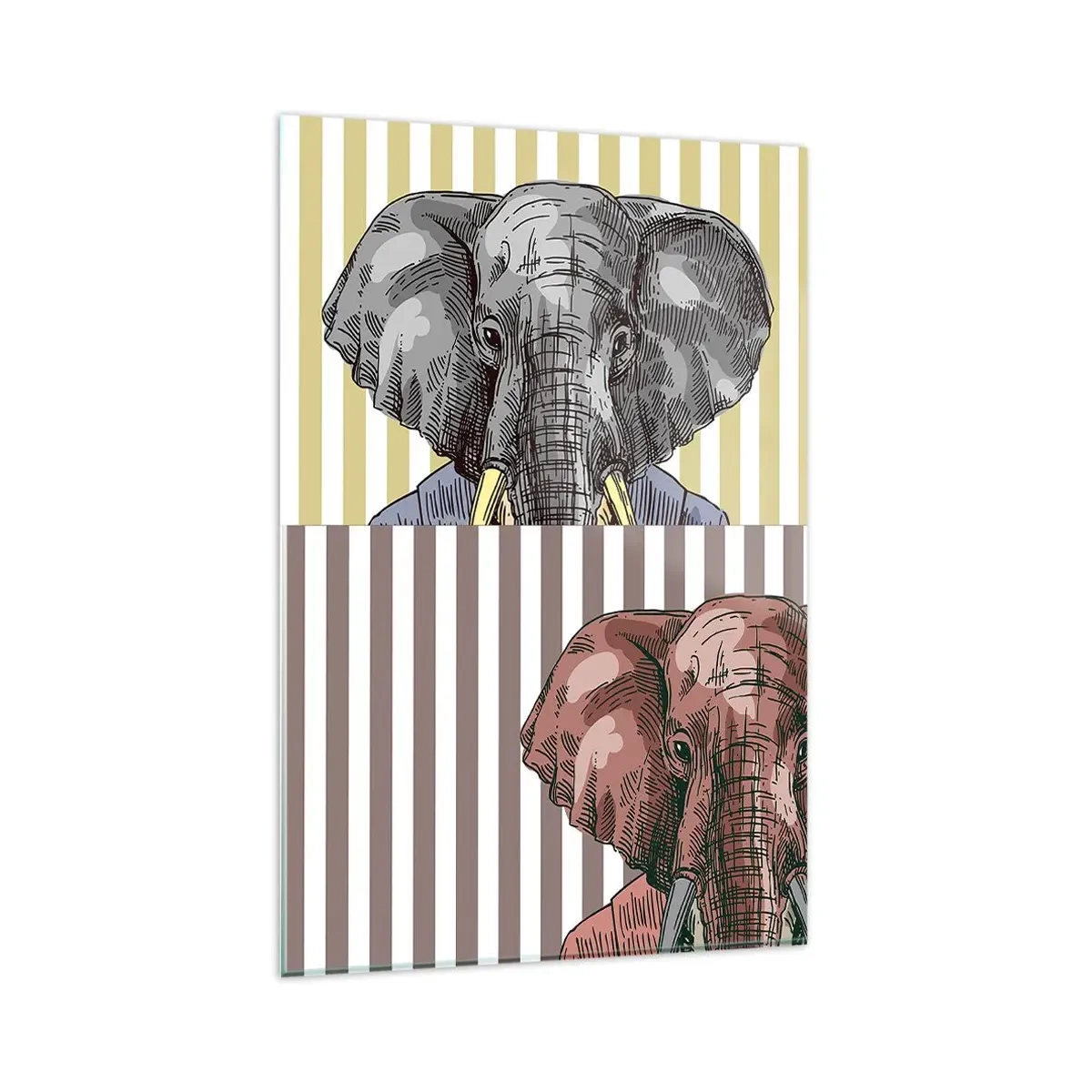 Obraz na skle - Elegantný od prírody - 80x120 cm