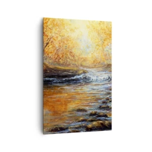 Obraz na plátne - Zlatý potok - 80x120 cm