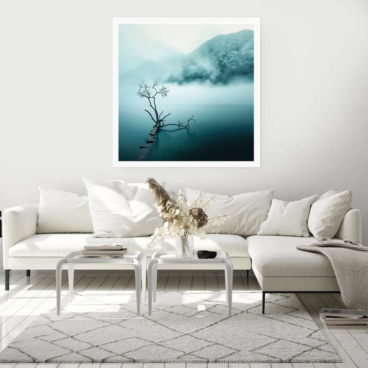 Plagát - Z vody a hmly - 50x50 cm
