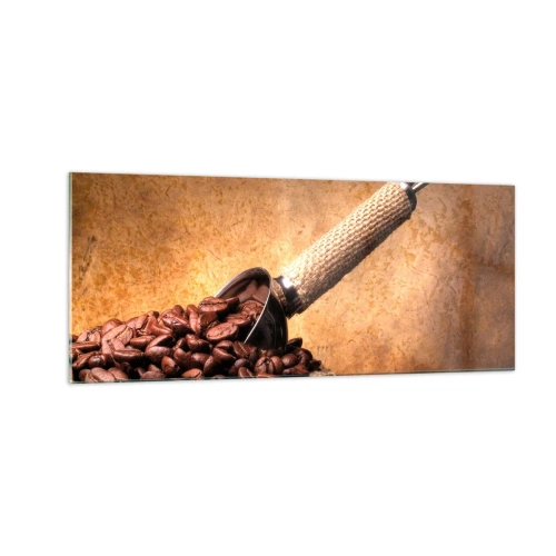 Obraz na skle - Pri zdroji chuti - 100x40 cm
