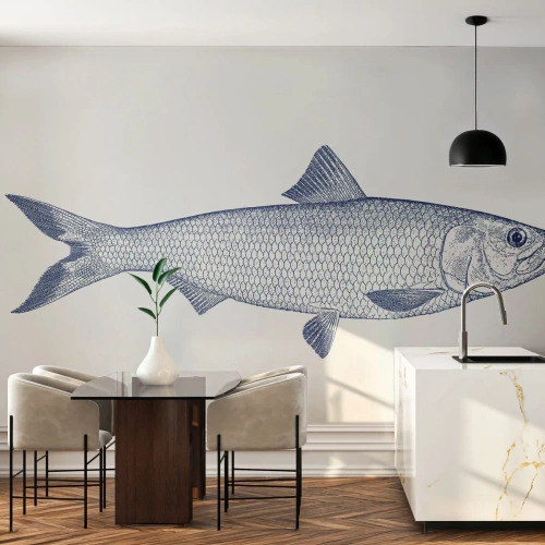 Fototapeta Premium Canvas - Pozdravy zo severných morí - Ryby, Morské zviera, Prímorský štýl - 500x350 cm