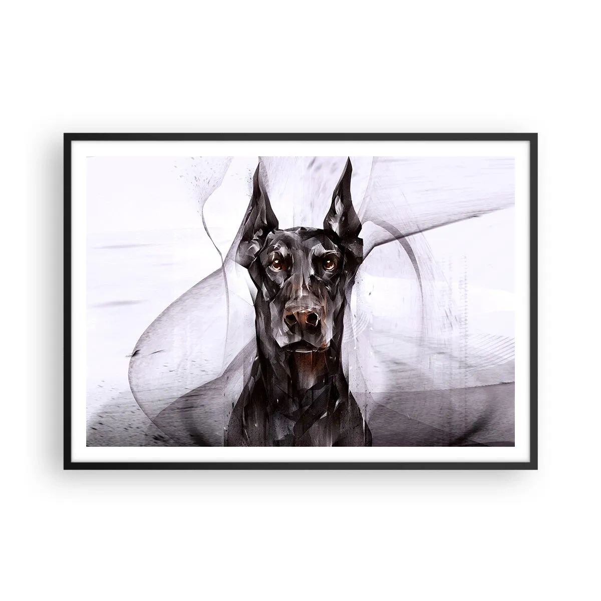 Plagát v čiernom ráme - Z urodzeného rodu - 100x70 cm