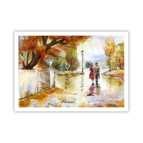 Plagát - Romantická jeseň v parku
- 100x70 cm