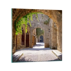 Obraz na skle - Čoskoro sa objaví družina - 50x50 cm