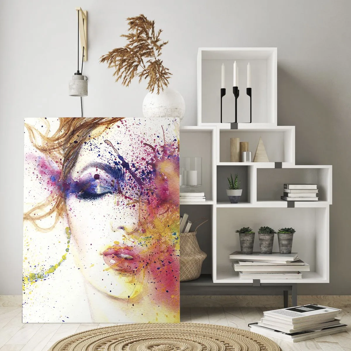 Obraz na skle - Dúhové závraty - 70x100 cm