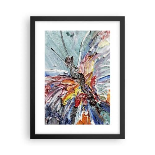 Plagát v čiernom ráme - Namaľovaný prírodou - 30x40 cm