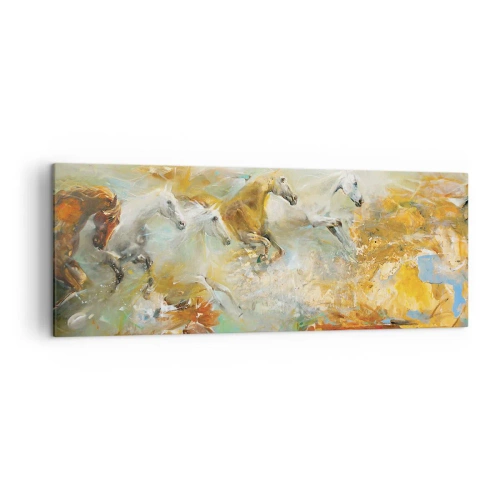 Obraz na plátne - Cvála svetlom - 140x50 cm