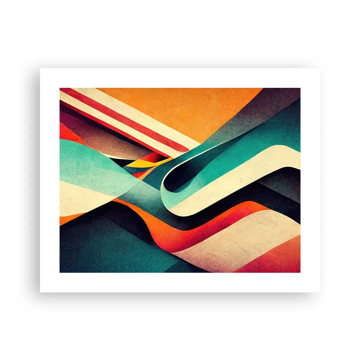 Plagát - Intenzívna kompozícia - 50x40 cm